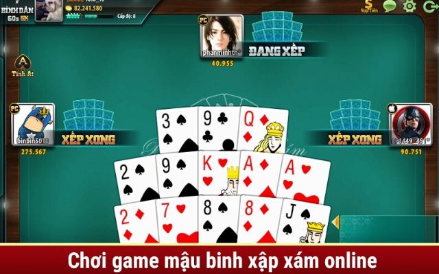 Những lỗi trong game Mậu Binh dẫn đến binh lủng