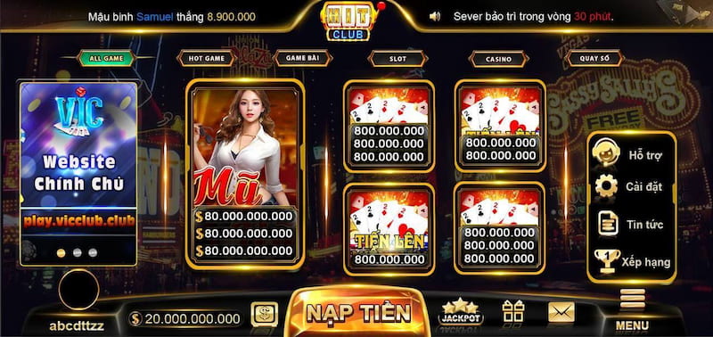 Cổng game bài HitClub